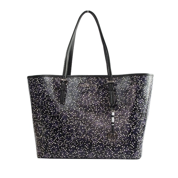 Michael Kors Handbags - Michael Kors Purple Stars Leather Large Tote